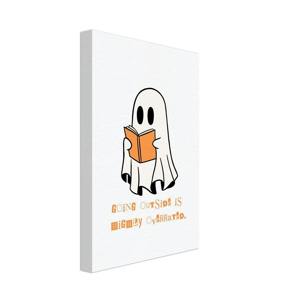 GOING OUTSIDE IS HIGHLY OVERRATED. II - Leinwand