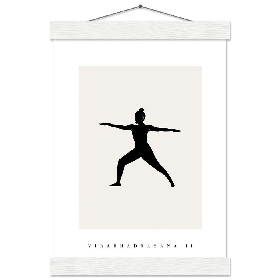 Thumbnail: Yoga II - Art Print mit Leisten