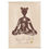 Miniatura: Yoga is not a work-out, it is a work-in - Art Print mit Leisten