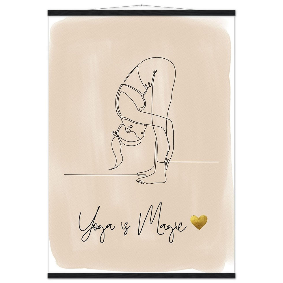 Miniatura: Yoga is Magic - Art Print mit Leisten