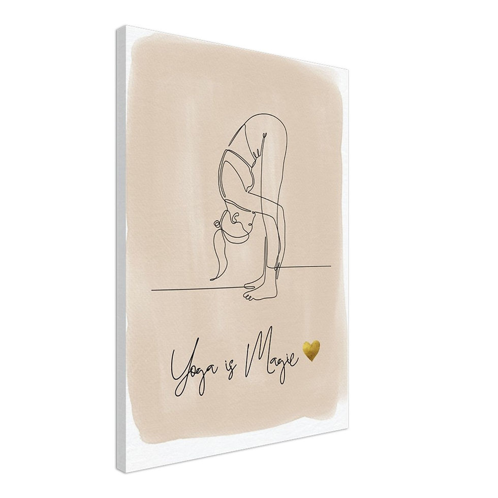 Miniatura: Yoga is Magic - Leinwand