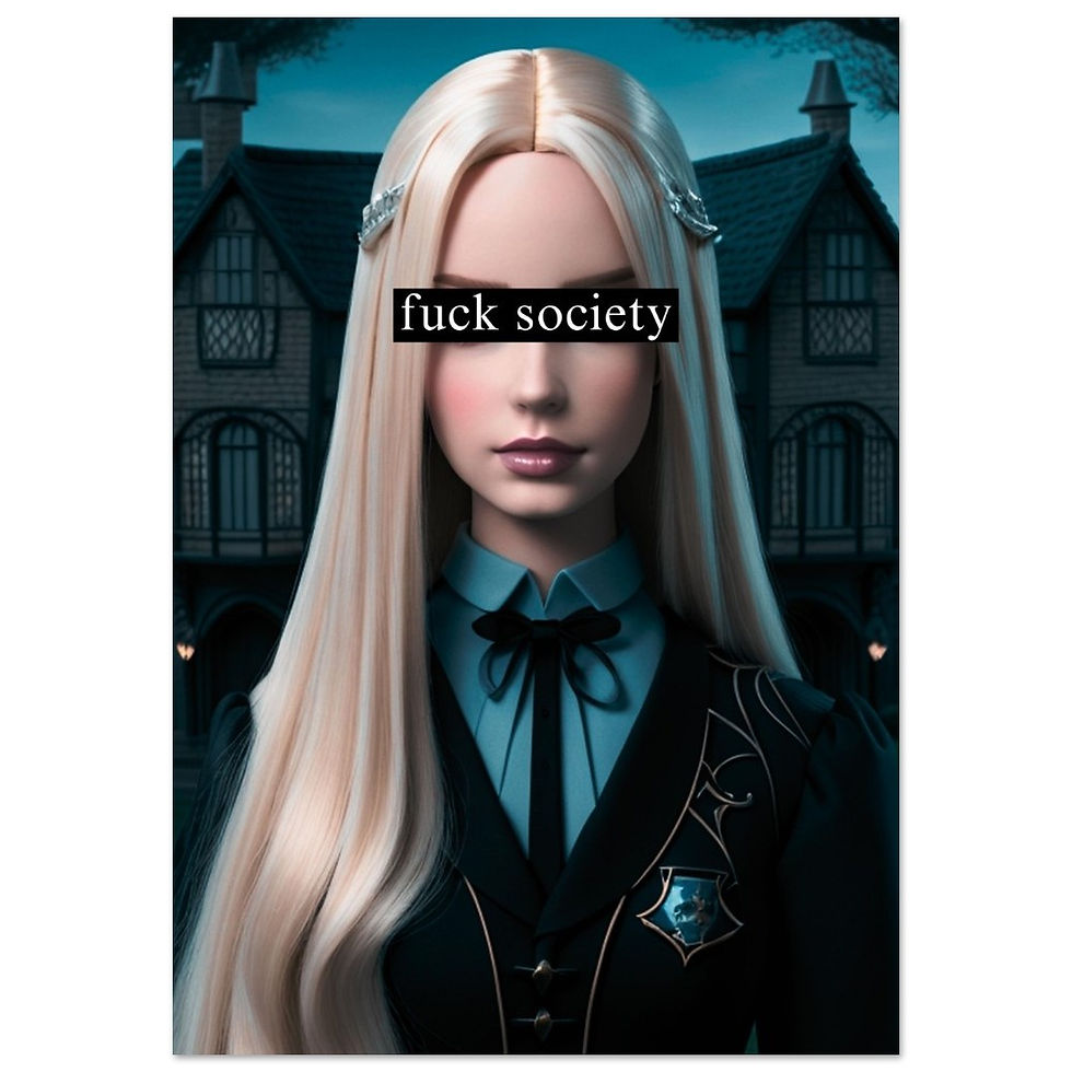 Thumbnail: f**k society II - Art Print