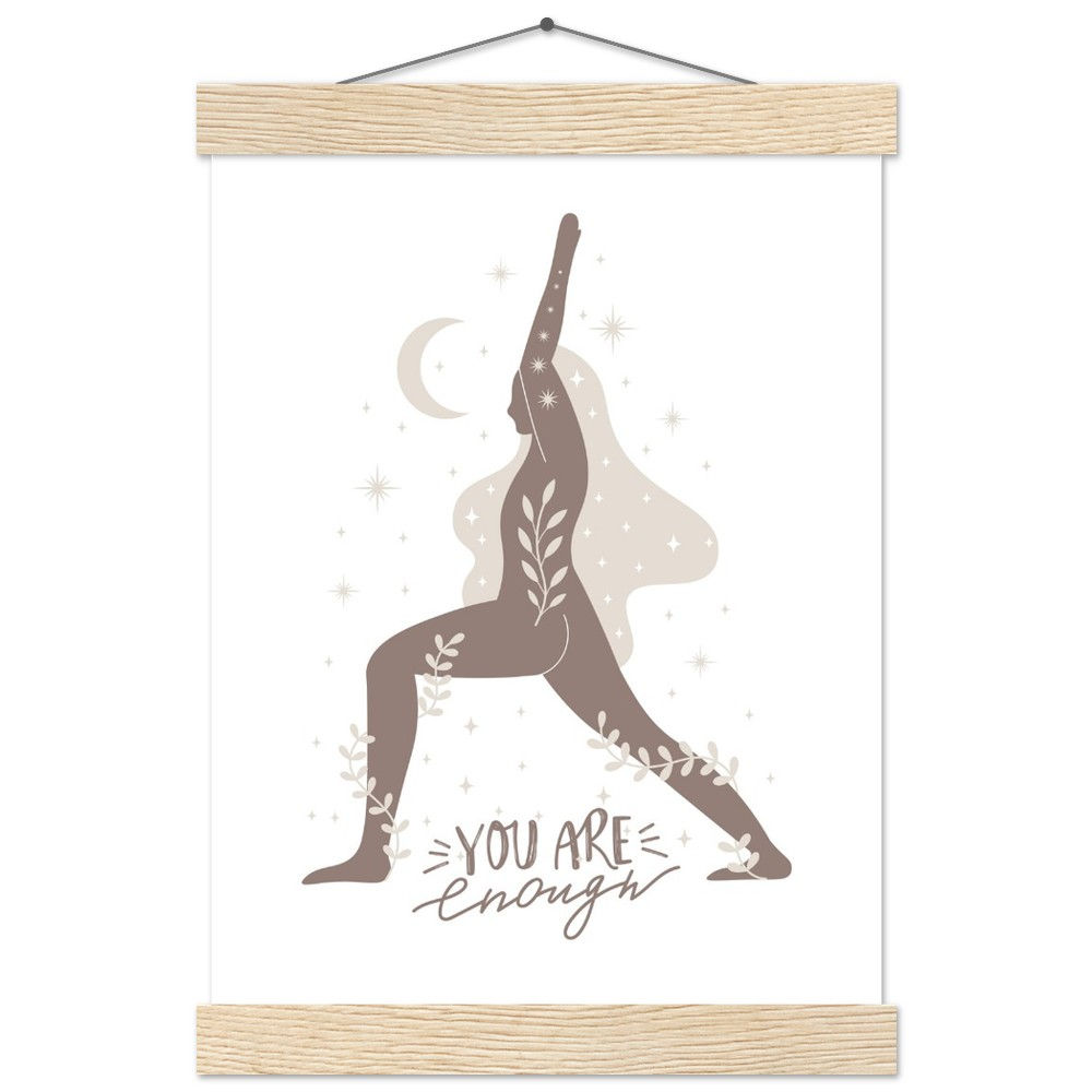 YOU ARE enough II - Art Print mit Leisten