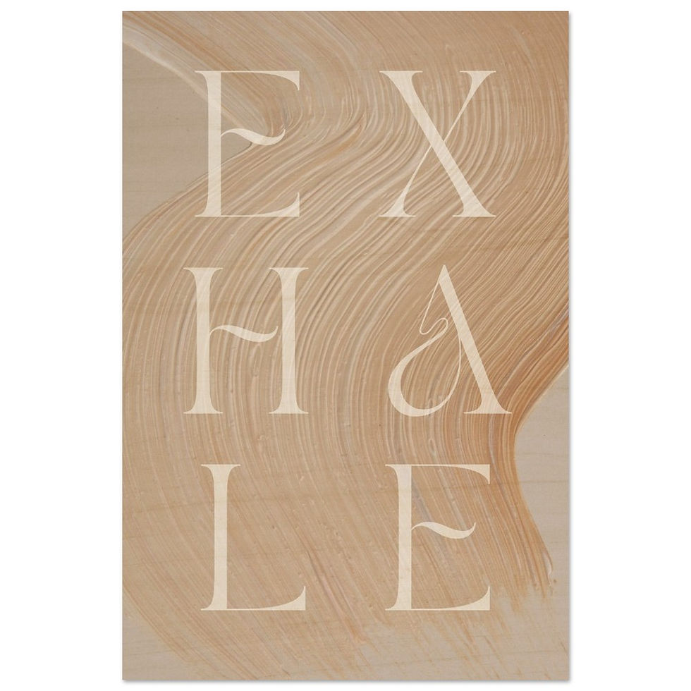Miniature : Exhale - Holzdrucke