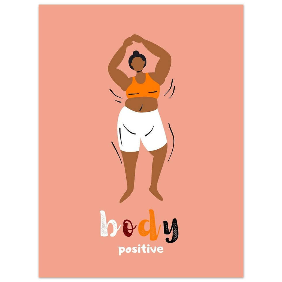 Miniaturbild: body positive - Art Print