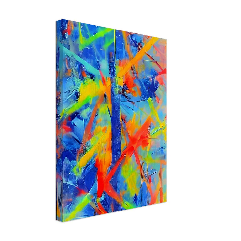 Miniature : Abstracktes Wandbild IX - Leinwand