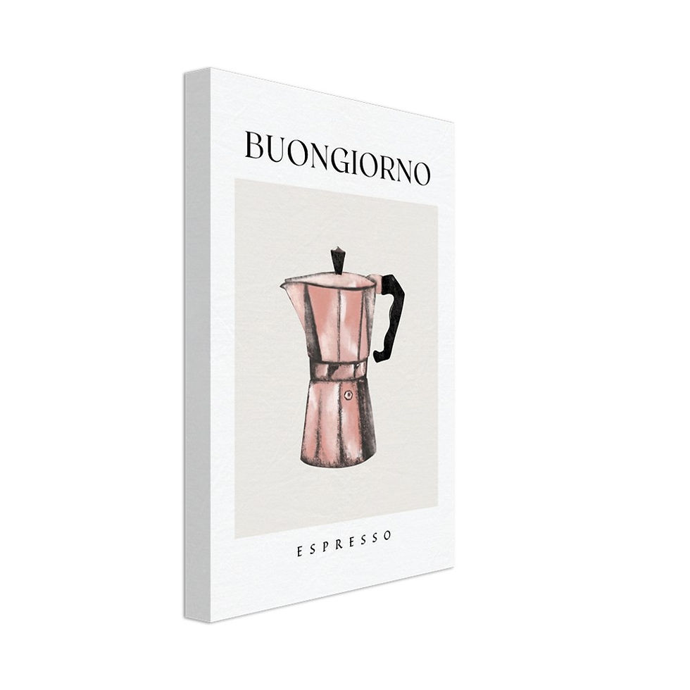 Miniatura: BUONGIORNO ESPRESSO - Leinwand