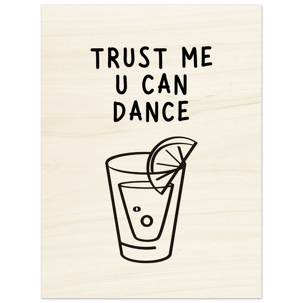 Miniatura: TRUST ME U CAN DANCE - Holzdrucke
