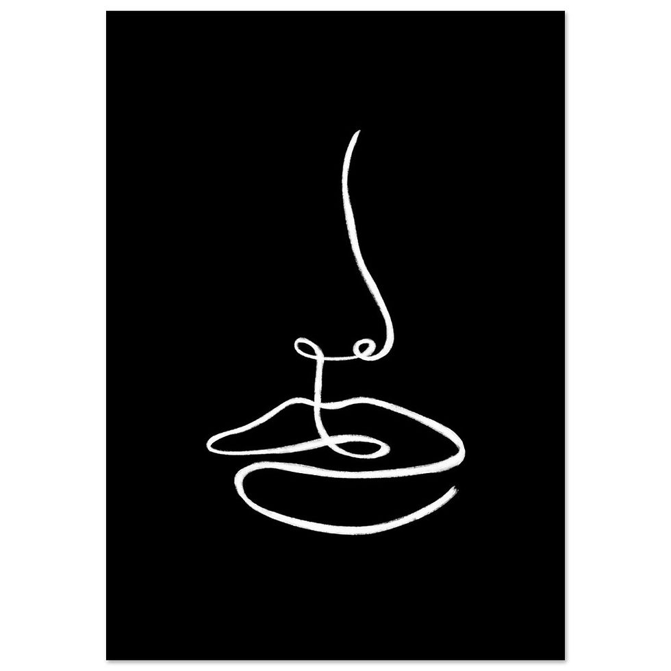 sensual lips - Art Print