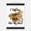 Miniature : I like my coffee black like my soul - Art Print mit Leisten