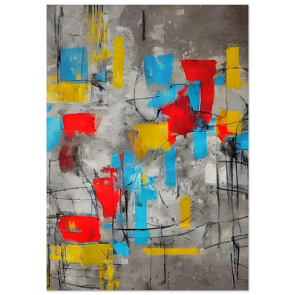 Thumbnail: Abstracktes Wandbild II - Art Print