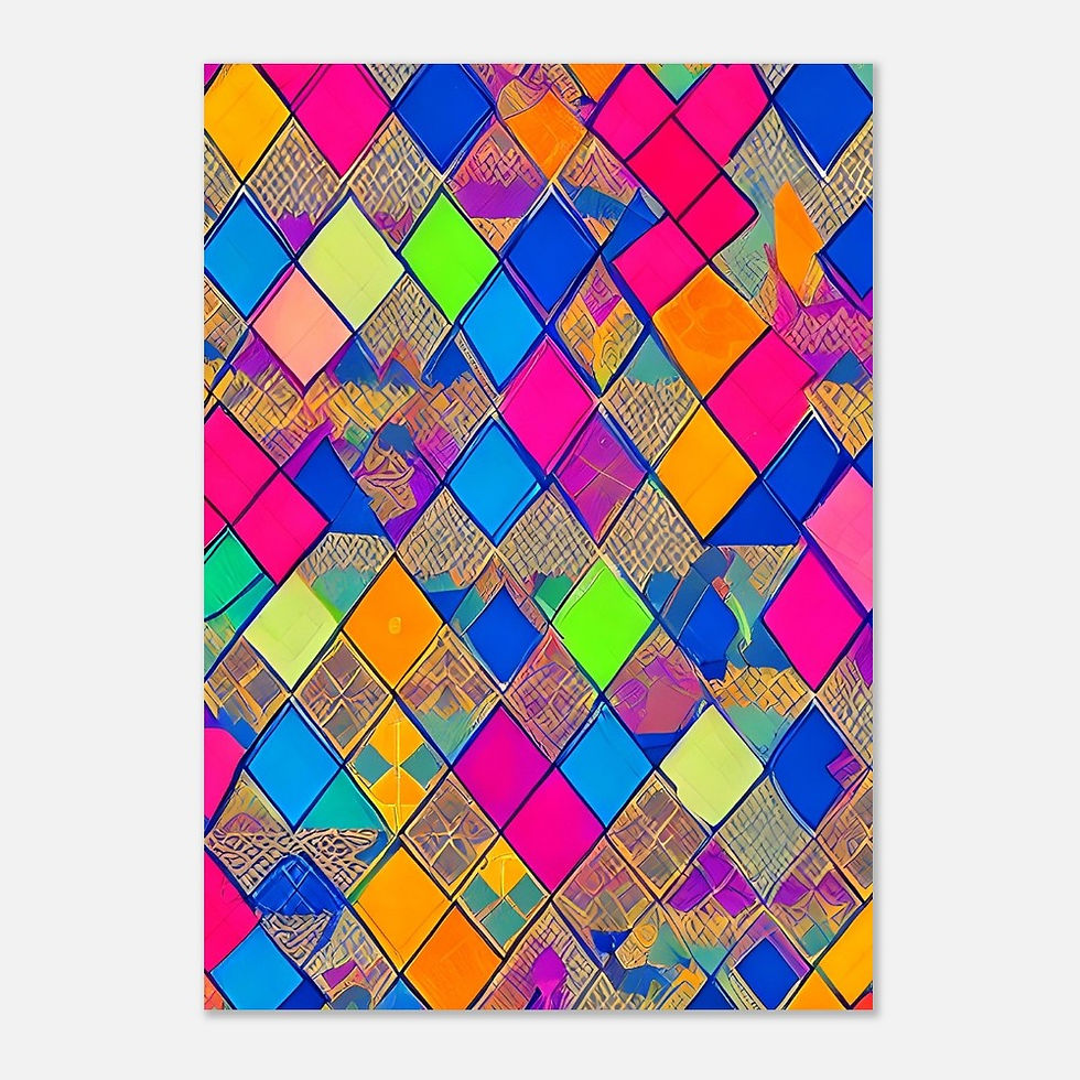 Miniature : Abstracktes Wandbild VIII - Art Print