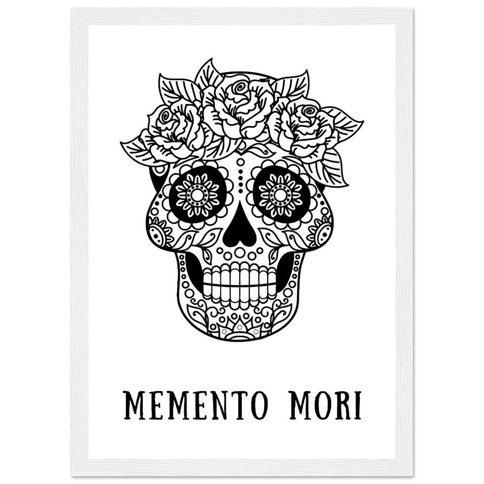 Miniatura: MEMENTO MORI VII - Art Print mit Holzrahmen