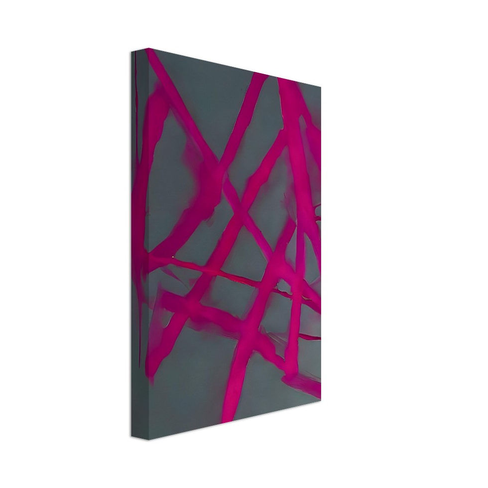 Abstracktes Wandbild IV - Leinwand