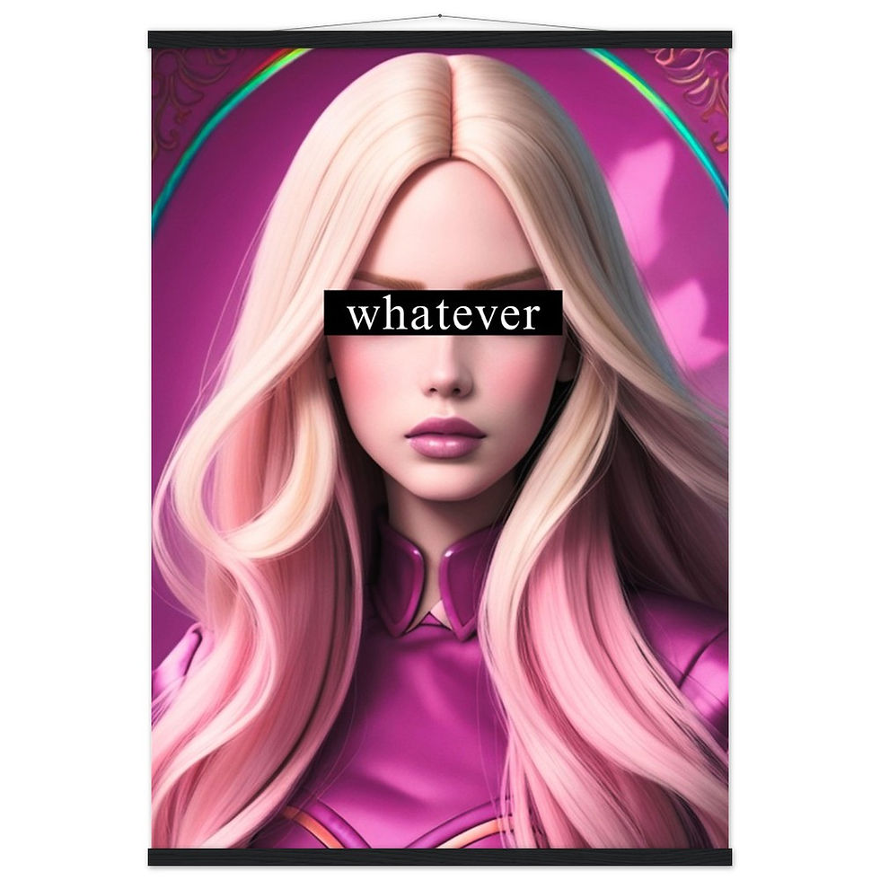 Miniaturbild: whatever - Art Print mit Leisten