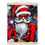 Miniaturbild: Graffiti Weihnachtsmann - Art Print mit Leisten