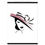 Thumbnail: woman with a hat - Art Print mit Leisten