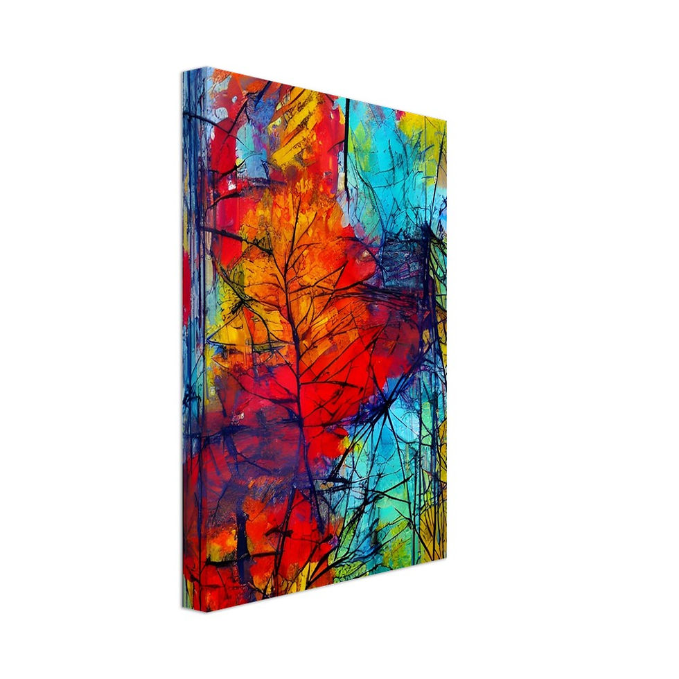 Abstracktes Wandbild XI - Leinwand