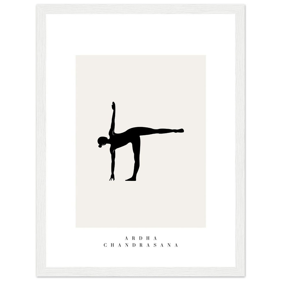 Miniatura: Yoga VII - Art Print mit Holzrahmen