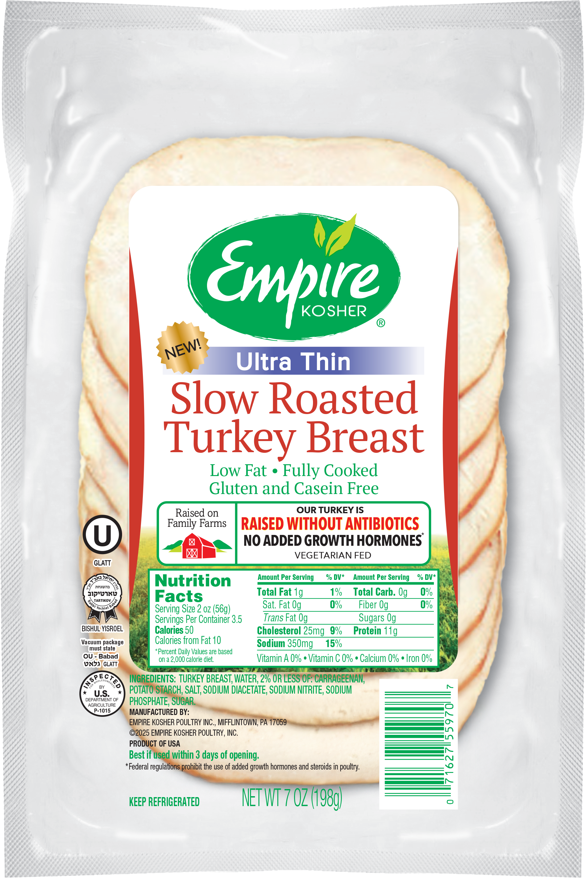 Ultra Thin Slow Roasted Turkey Breast