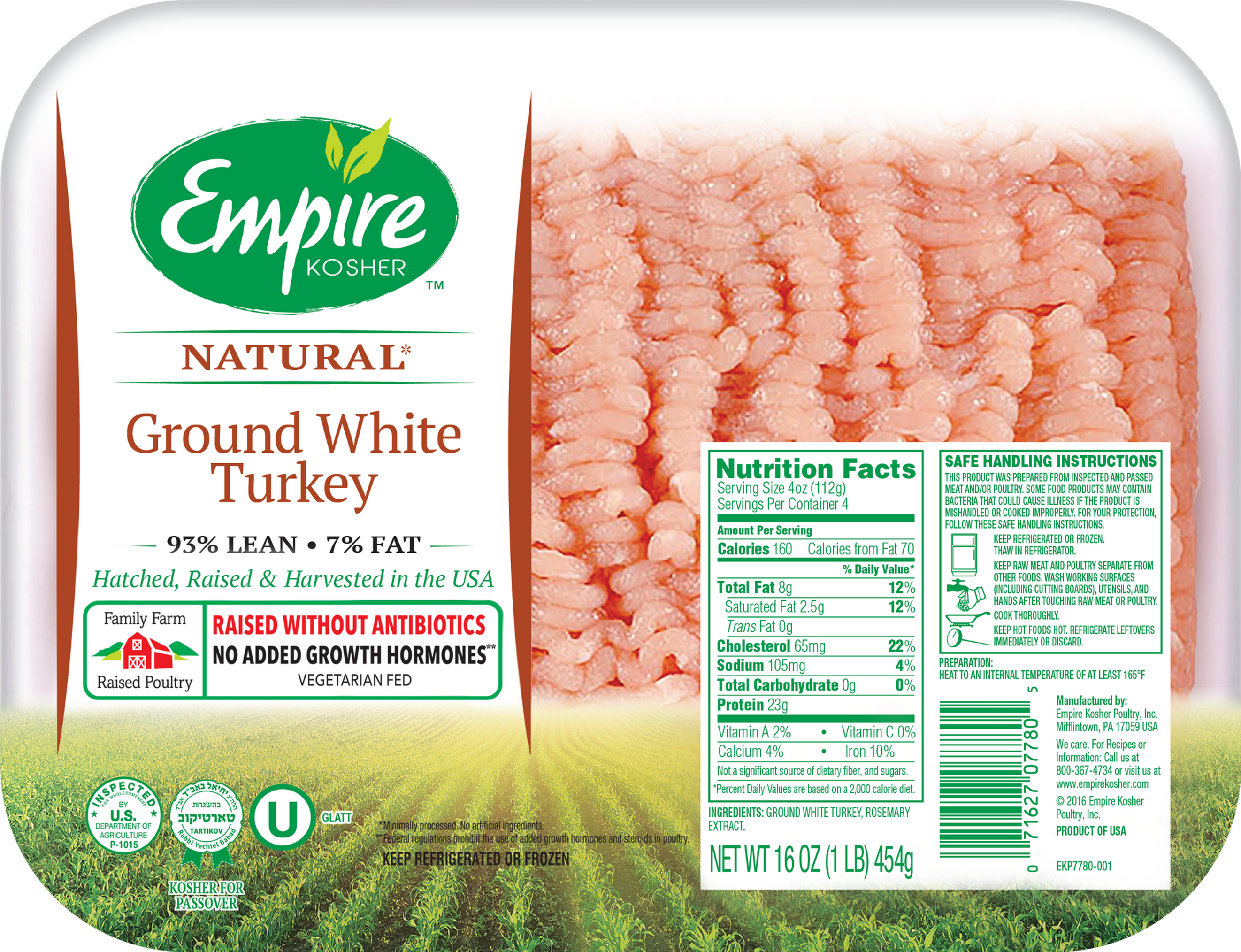 Ground White Turkey