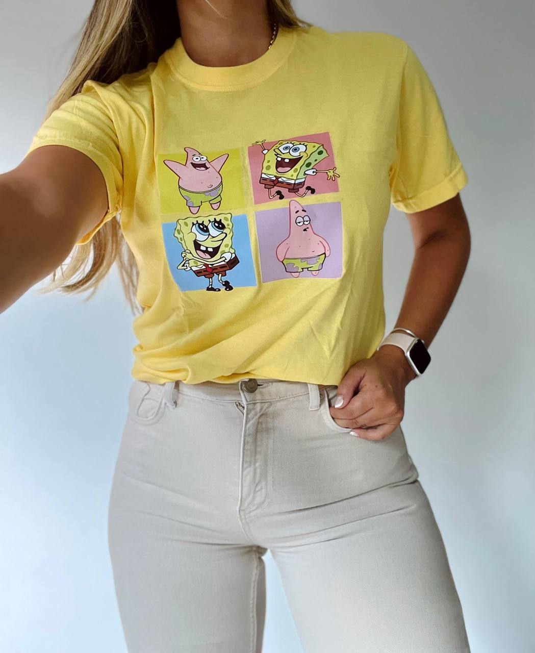 CAMISETA OVERSICE BOB ESPONJA