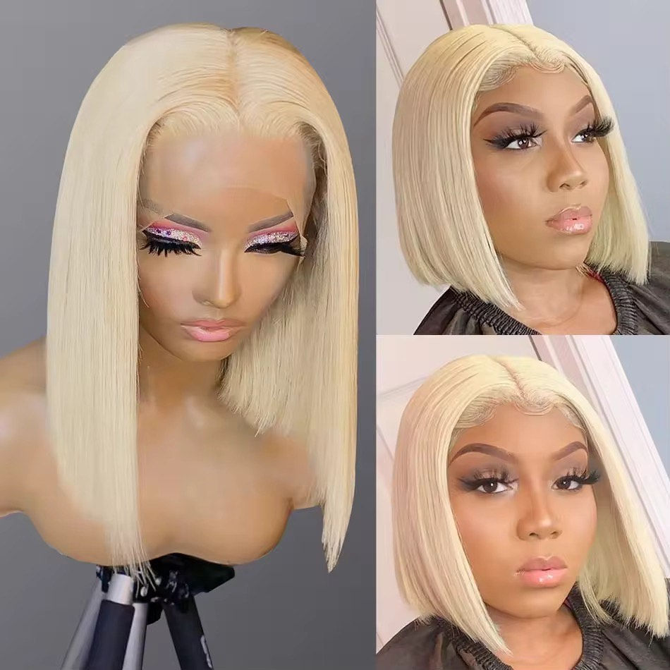 Miniatura: 613 Blonde Straight HD Lace Front Wig – Full Human Hair