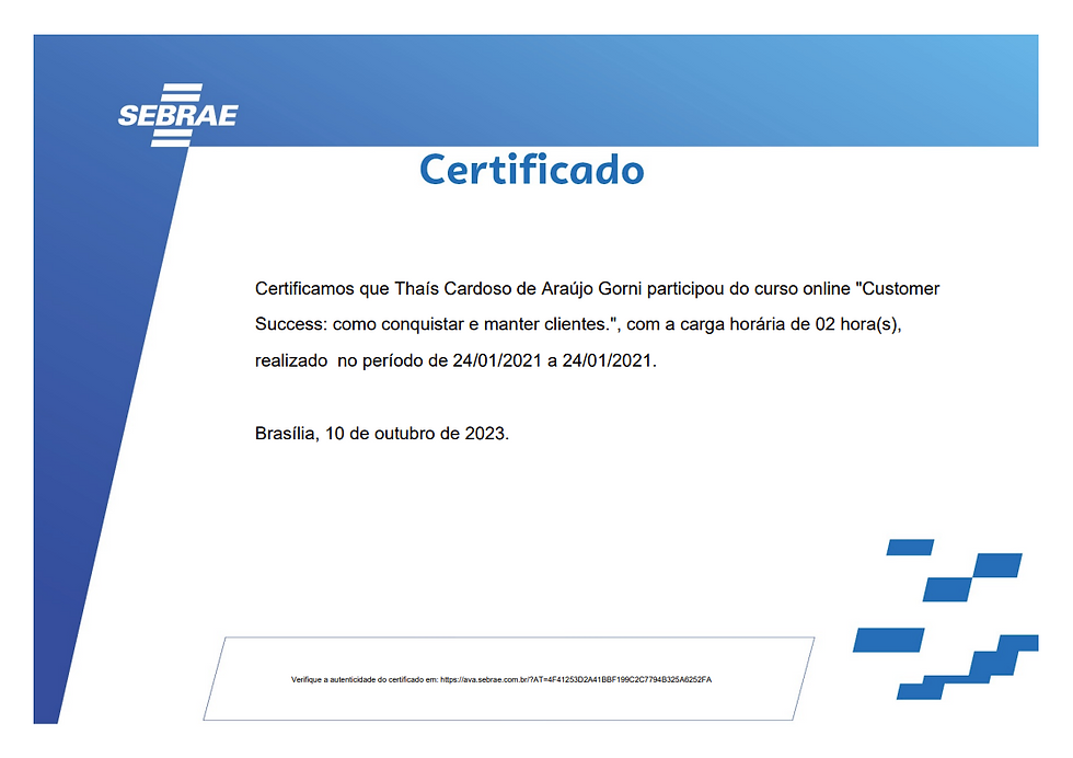 CUSTOMER SUCCESS - COMO CONQUISTAR E MANTER CLIENTES (2021 - EMITIDO EM 2023)