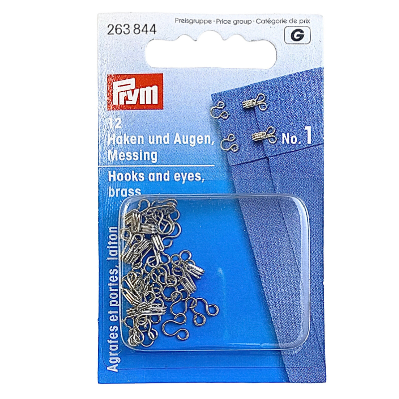 Ganci ed occhielli No.1 -Prym- Cod 263844