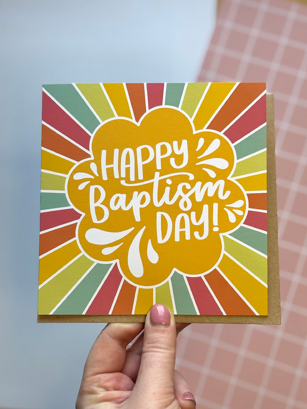 Thumbnail: Happy Baptism Day Card