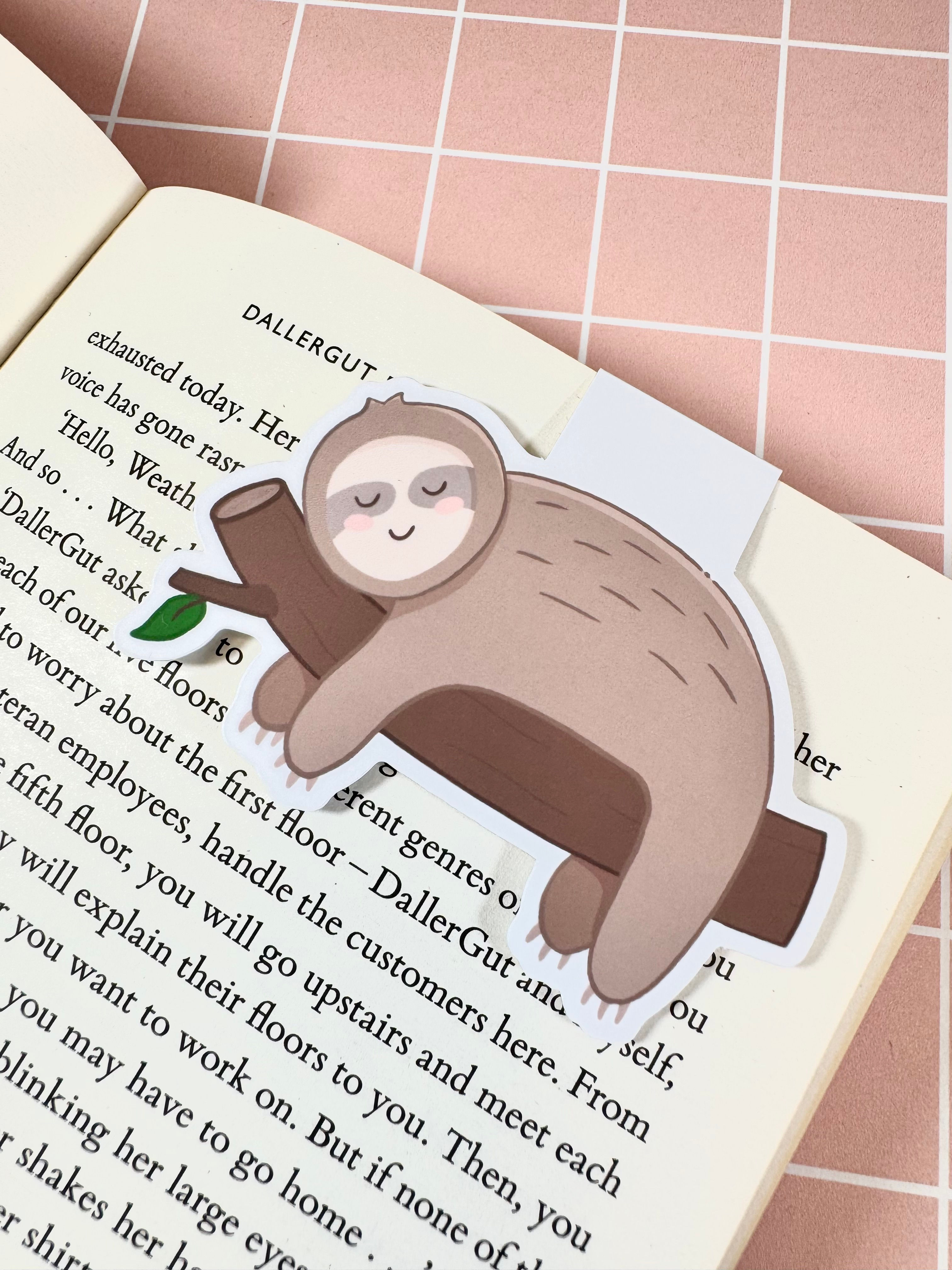 Sloth - Magnetic Bookmark