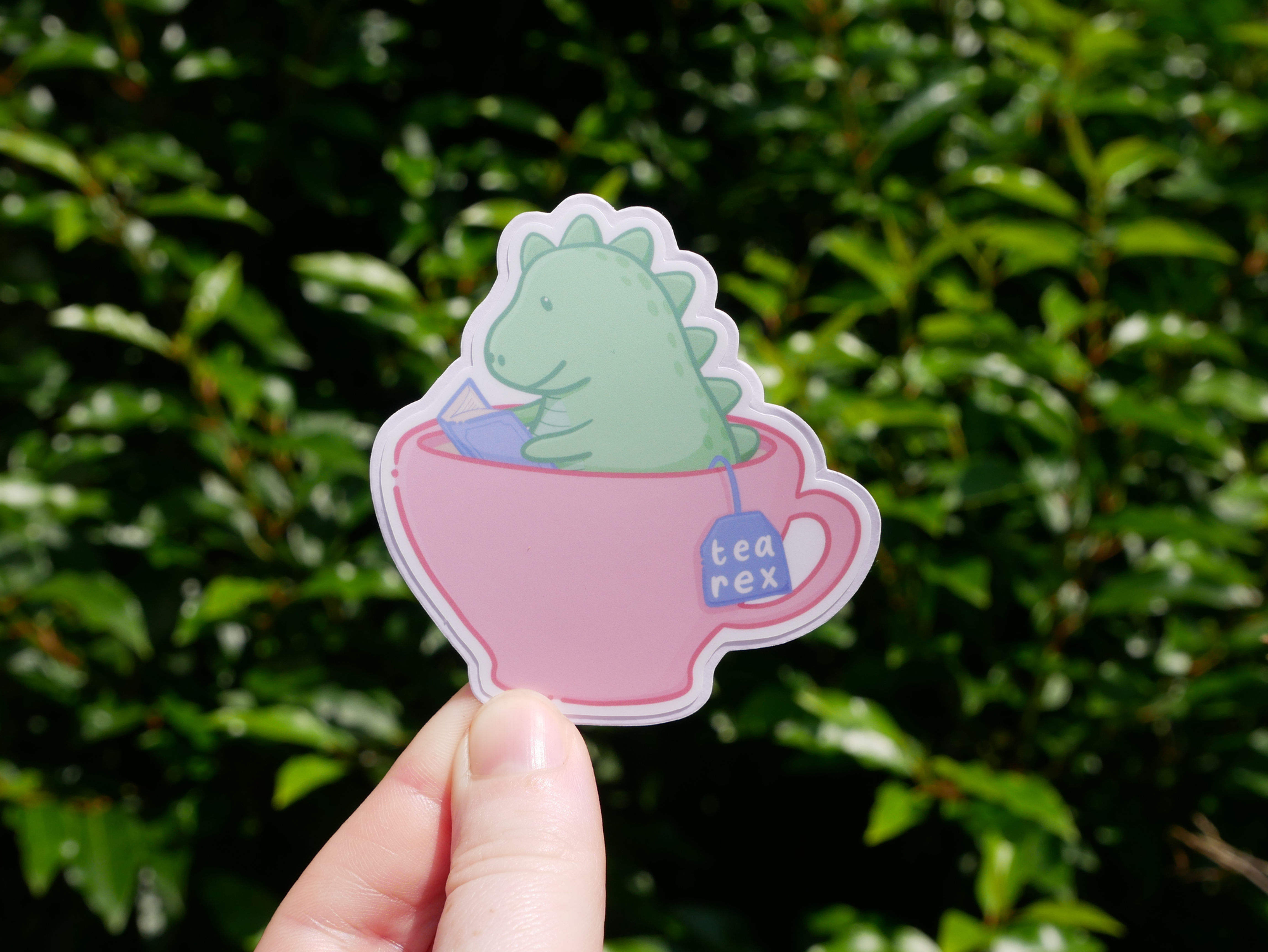 Tea Rex Dinosaur Tea Sticker