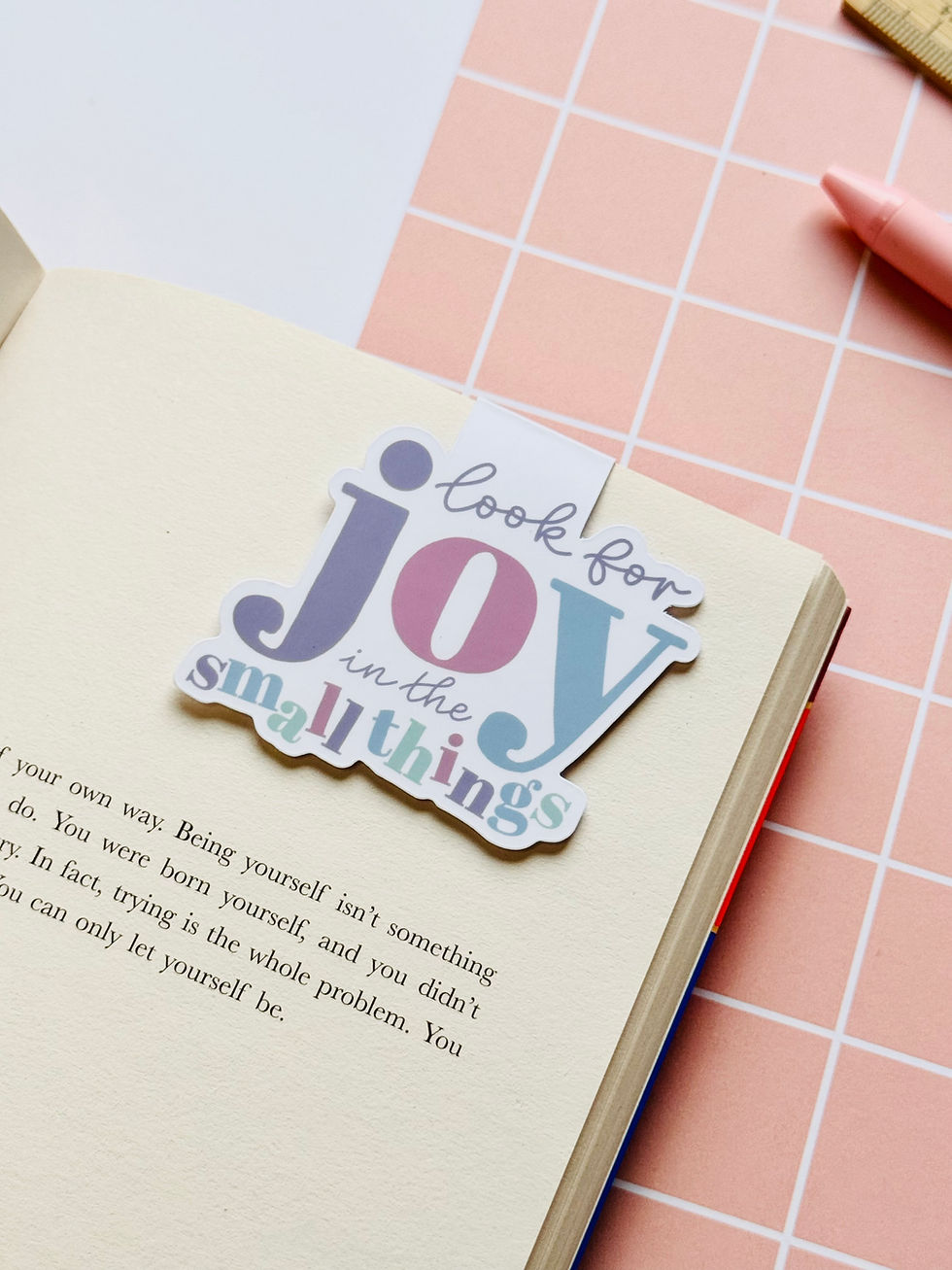 Look for Joy - Magnetic Bookmark