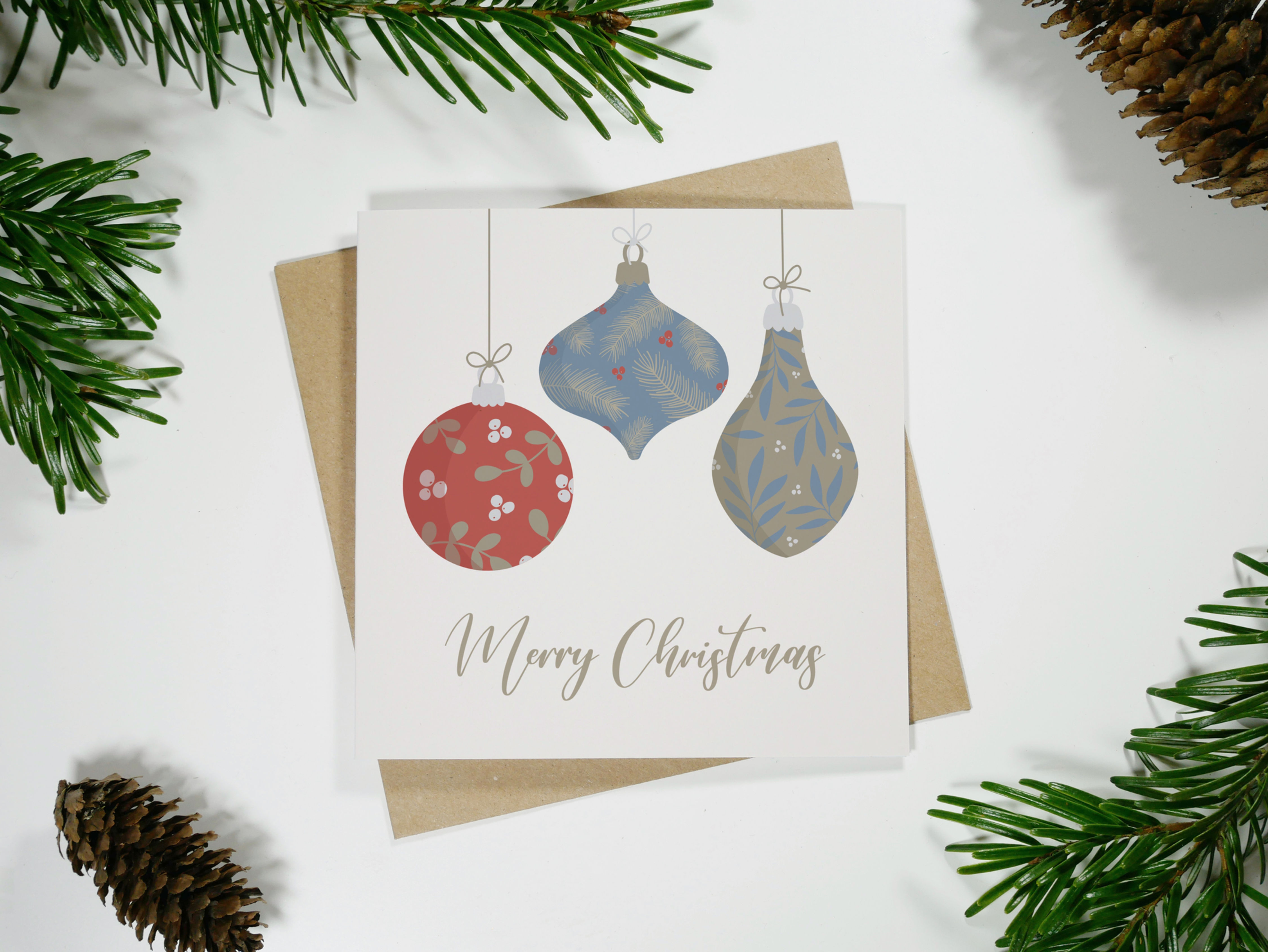 Bauble Design Christmas Cards