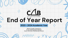 End of Year Report - Campus Activities Board