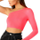 Thumbnail: Fluro Pink - One Shoulder Top