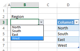 Drop Down - Example 1