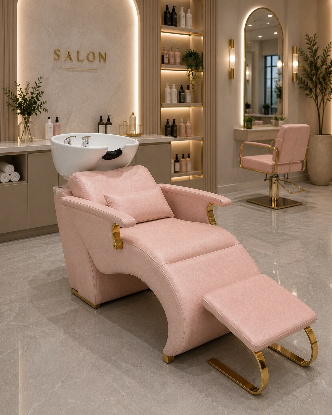Milano Backwash – Blush & Brass