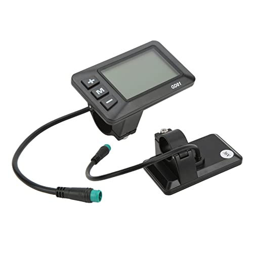 Thumbnail: SUNGOOYUE 36V 48V LCD GD01 Display, Electric Bicycle Display Meter 5 Pin with Wa