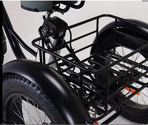 Thumbnail: 500W Motor Adult Electric Trike, Fat Tire Mountain E-Bike 48V 10ah Battery 7 Spe
