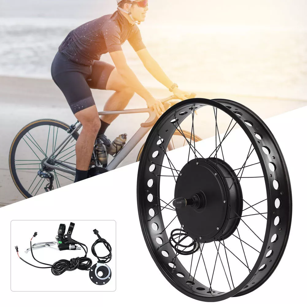 (Front Drive 135mm)Aluminium Alloy 48V 1500W 26x4.0 Inch Electric Bicycle C PSG