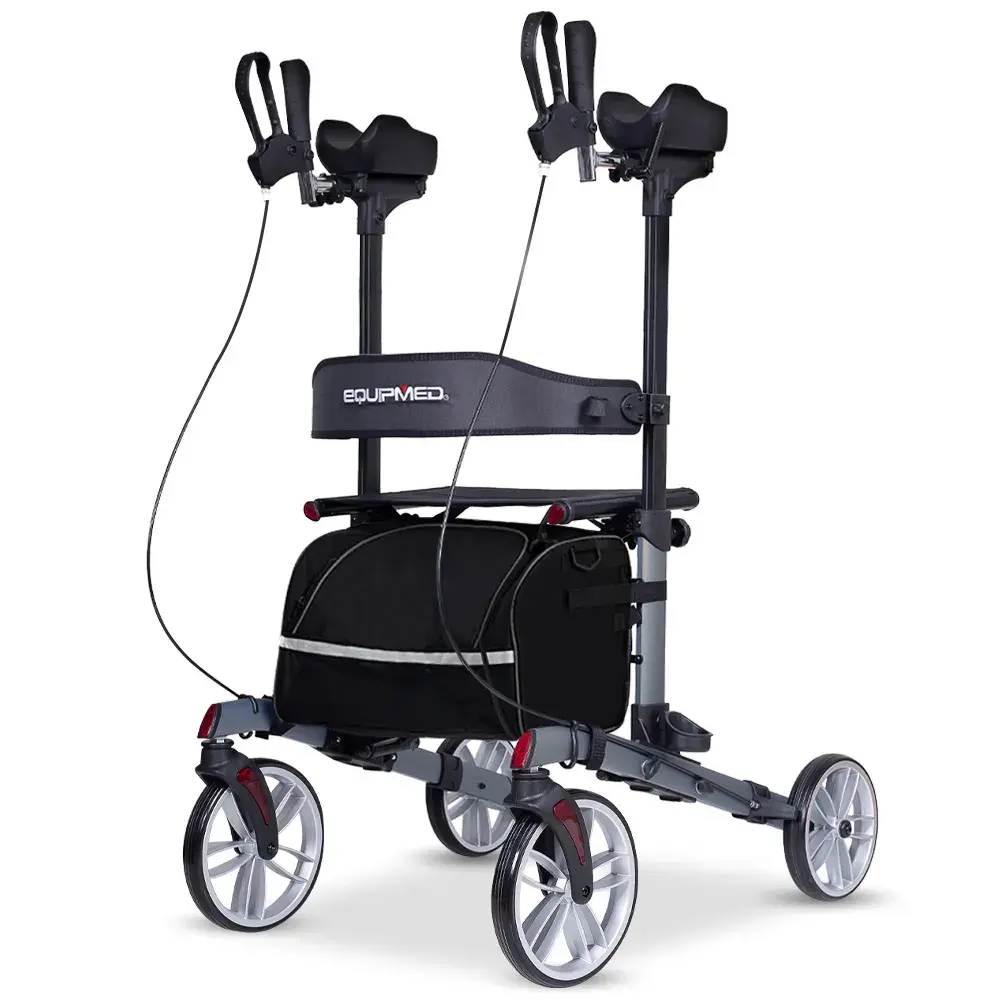 Adjustable Height Rollator Walker