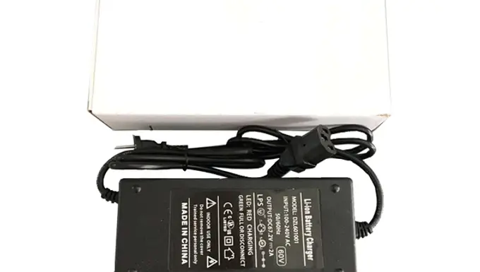 Fat tire scooter charger