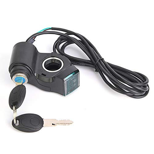 Thumbnail: Haosie EBike Thumb Throttle LCD Display, EBike Voltage Display with Key Lock for