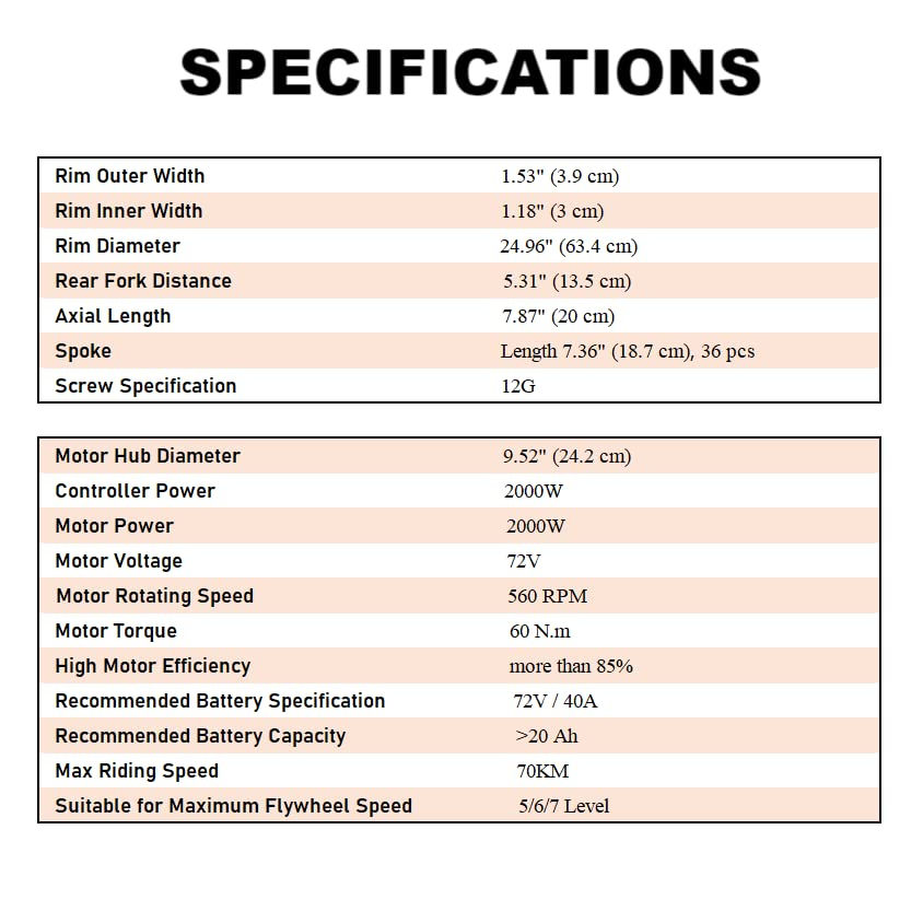 Thumbnail: Harbin-Star Electric Bike Conversion Kit, 72V 2000W 27.5" Rear Wheel Powerful Mo