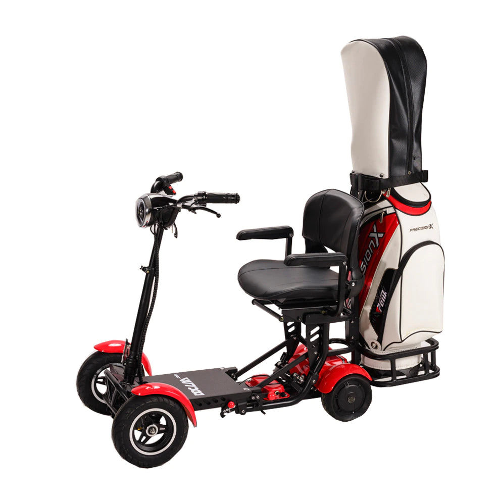 Thumbnail: Disability mini dual wide light weight folding travel wheelchair electric mobili