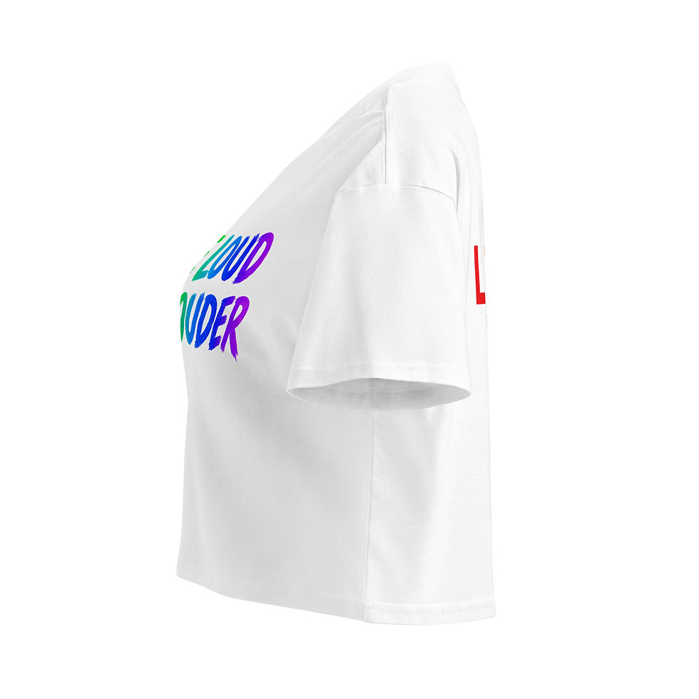 Thumbnail: Women's 2026 Dance Loud Love Louder Crop