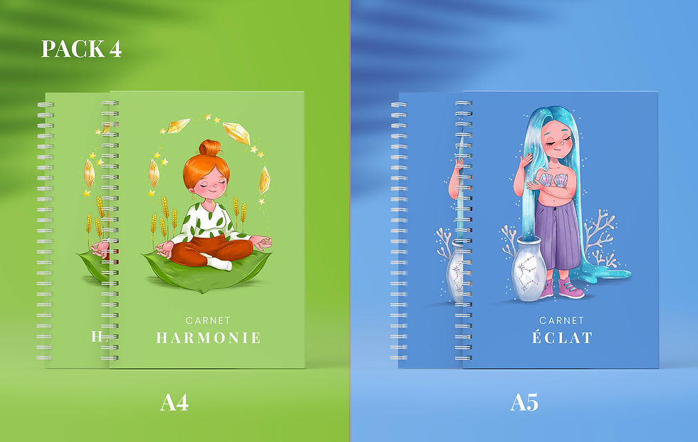 Miniature : Pack Harmonie - A4 + A5