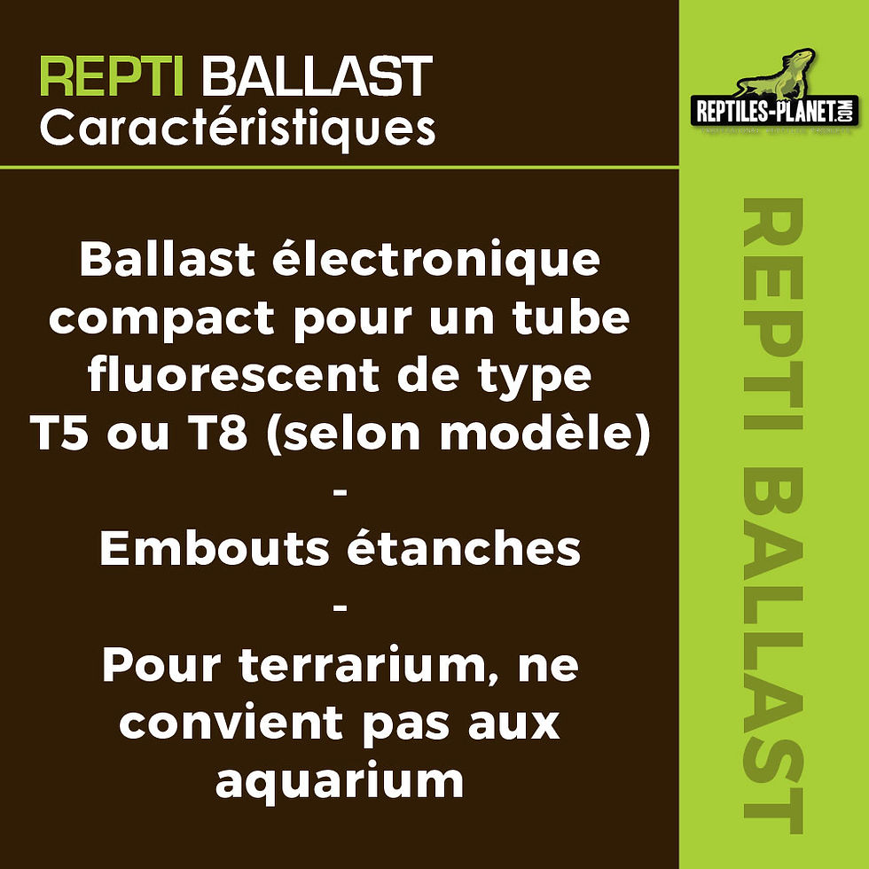 Thumbnail: Repti Ballast for T8 Fluorescent Tube 15 to 40 W
