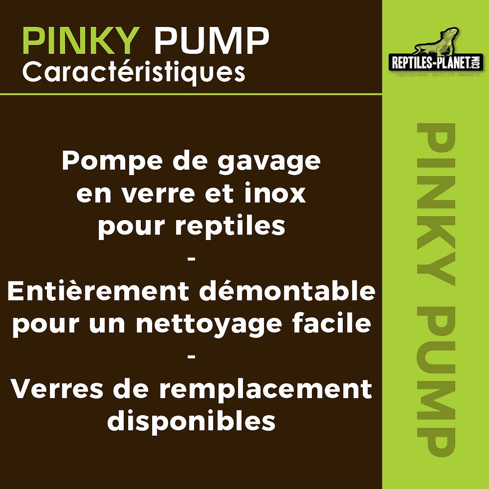 Miniature : Pinky Pump - Pompe de Gavage pour Reptiles